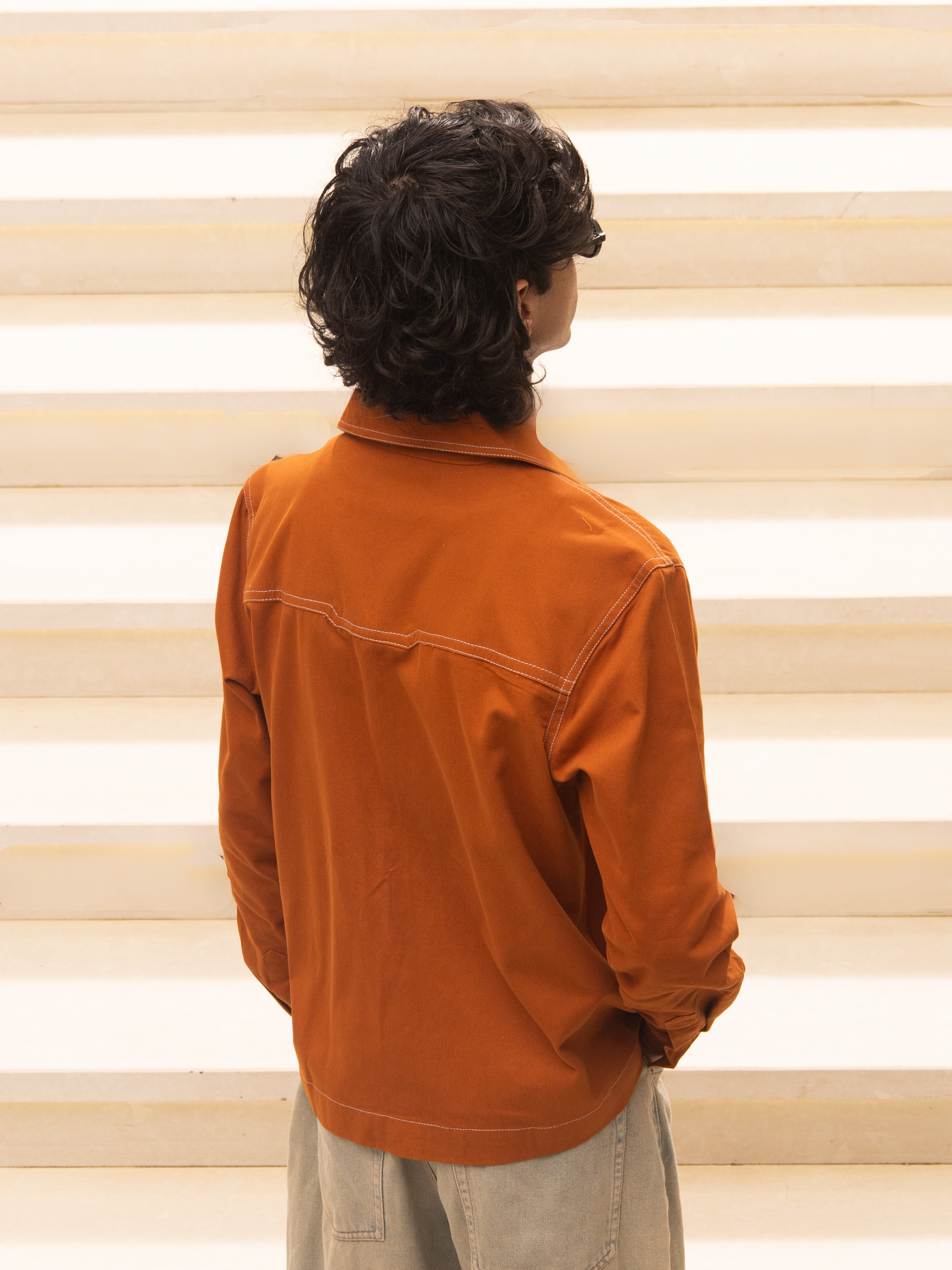 Field Overshirt (Burnt Orange)
