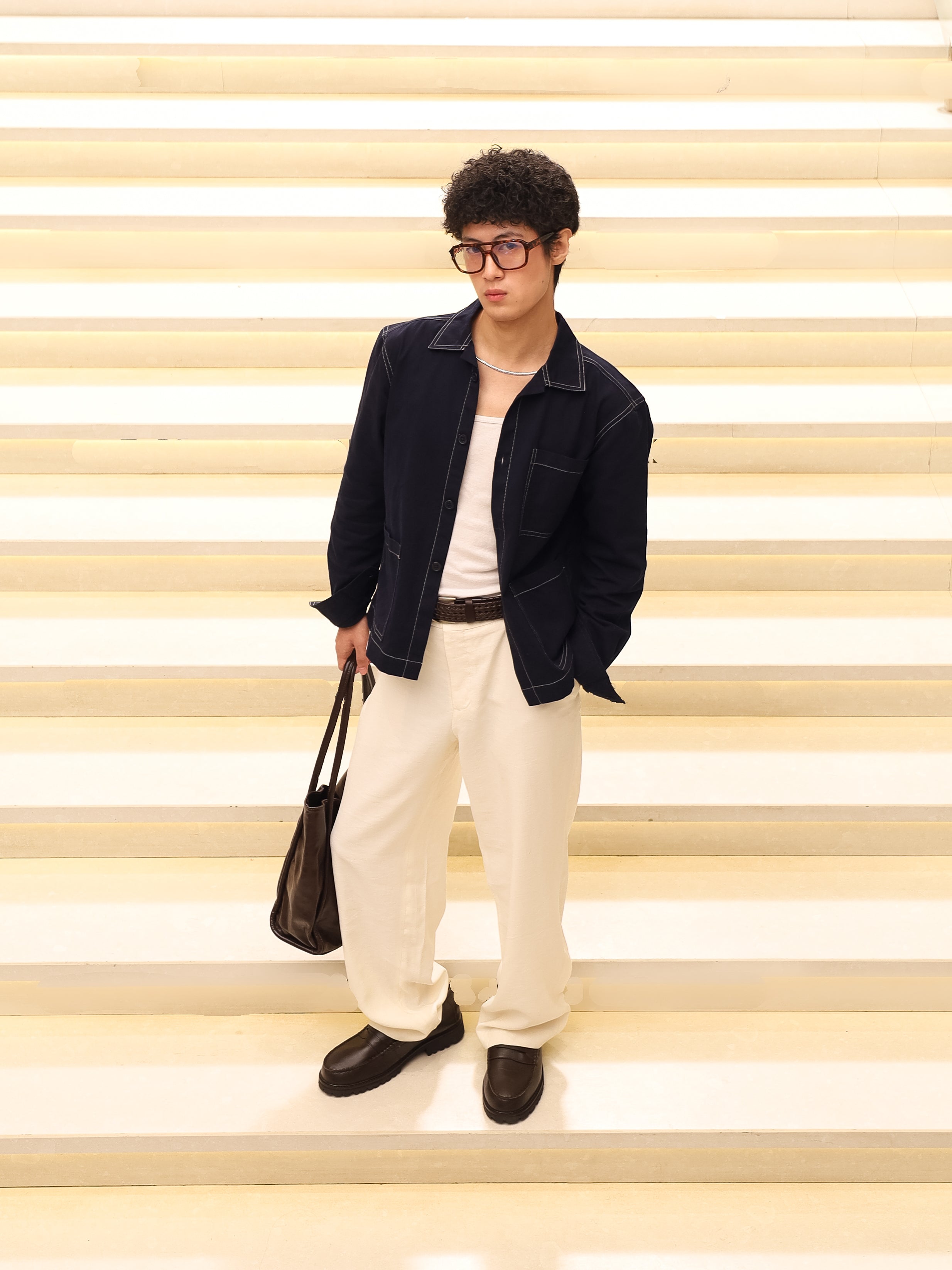Field Overshirt (Deep Blue)