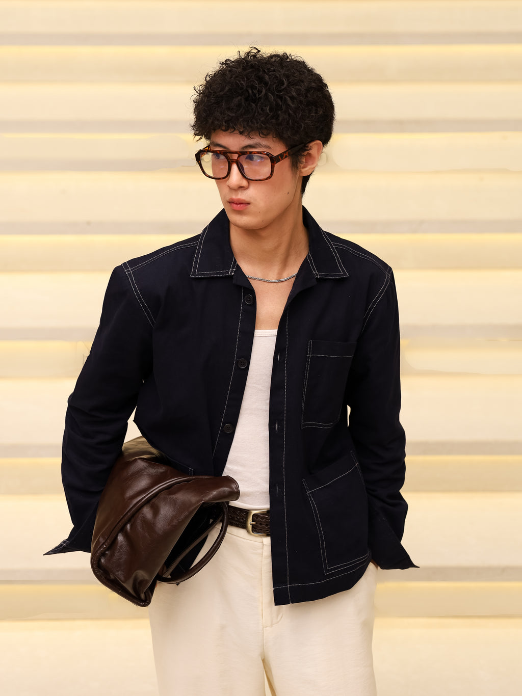 Field Overshirt (Deep Blue)