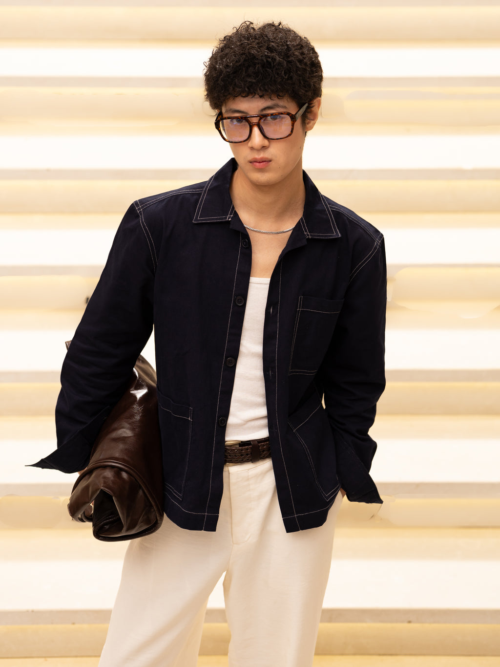 Field Overshirt (Deep Blue)