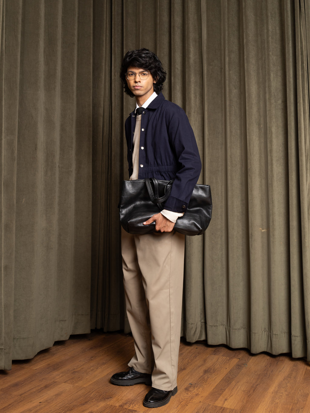 Banded Jacket (Deep Blue)