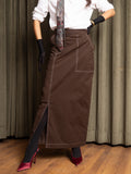 Column Skirt (Brown)