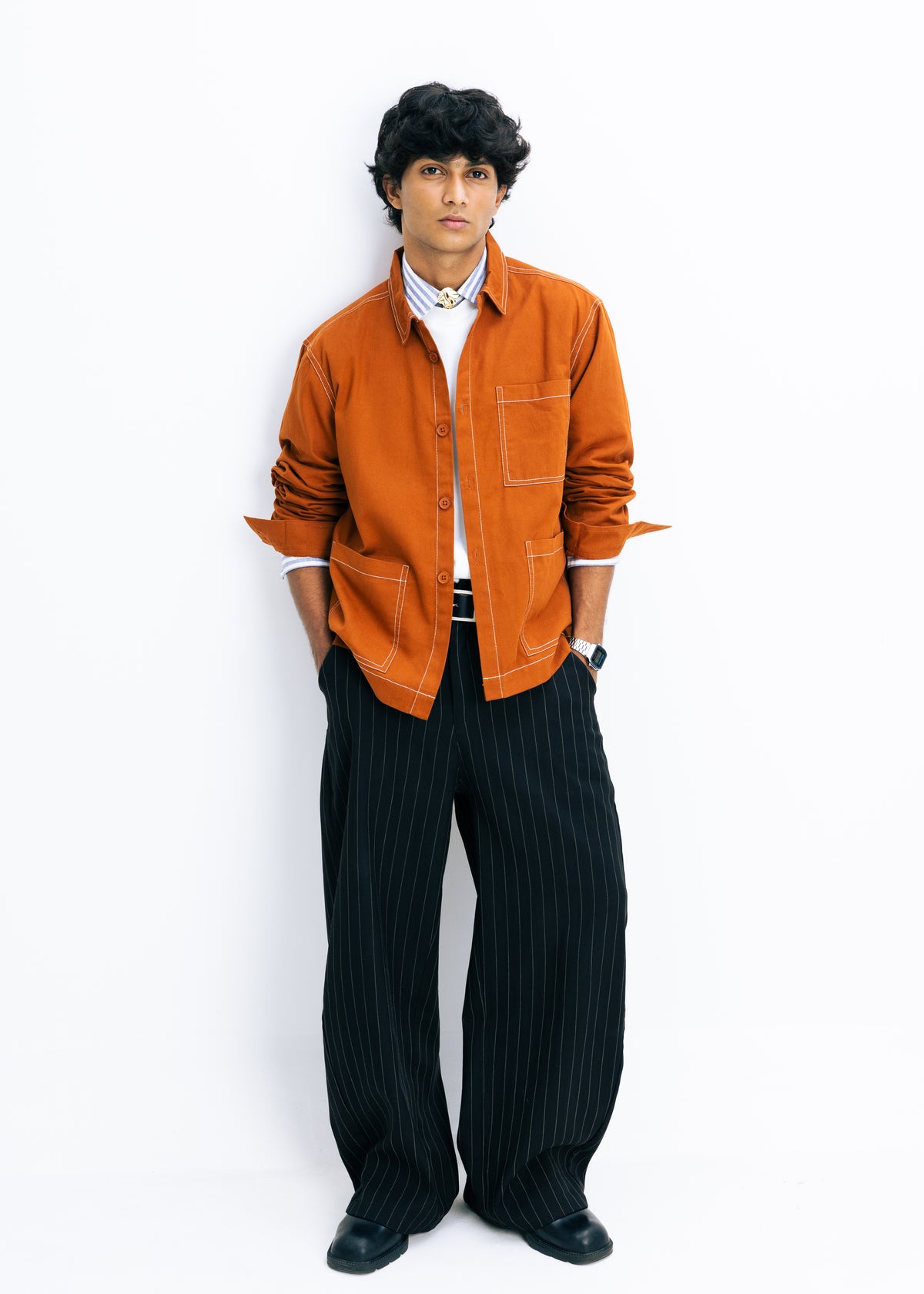 Field Overshirt (Burnt Orange)