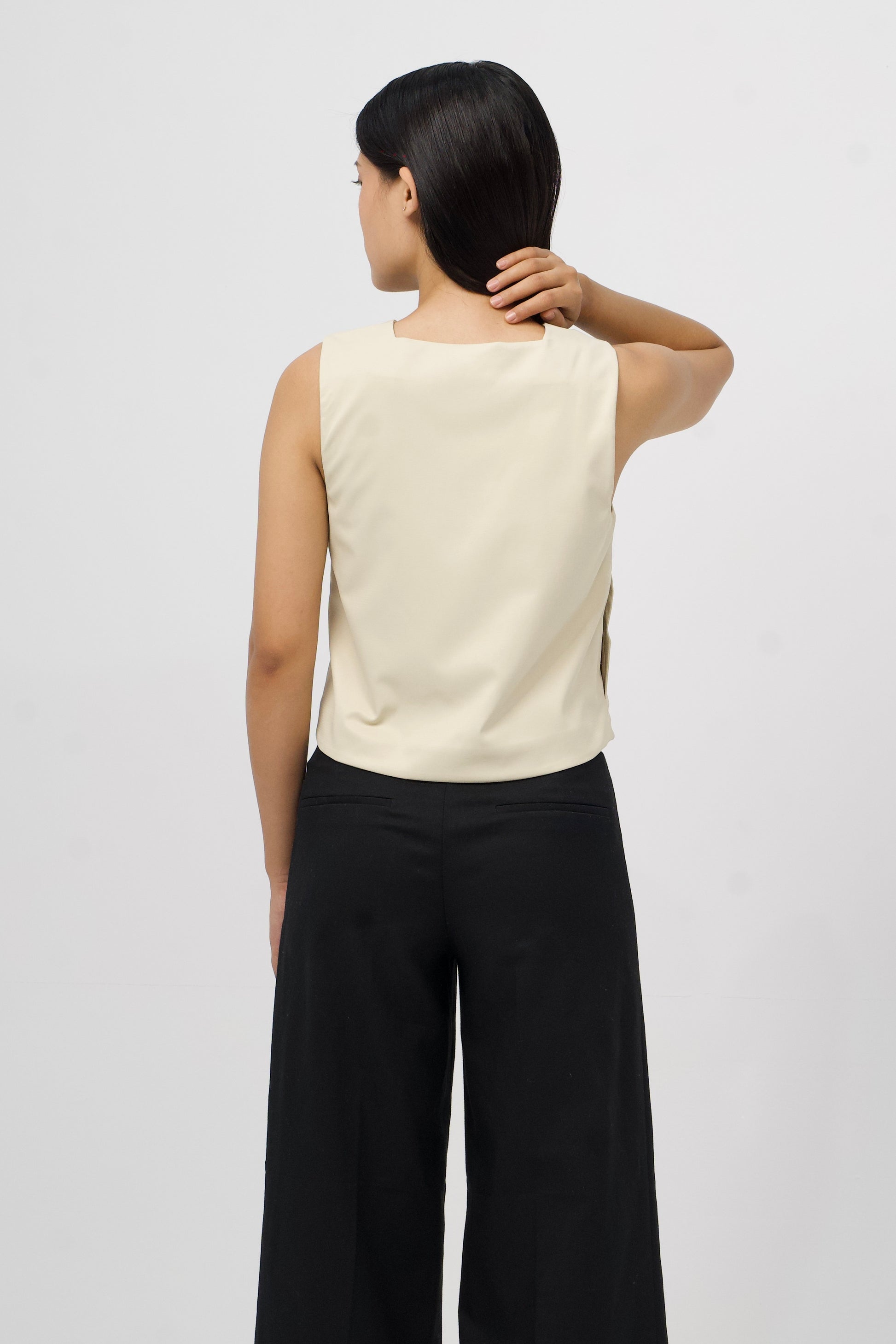 Beige Reversible Vest